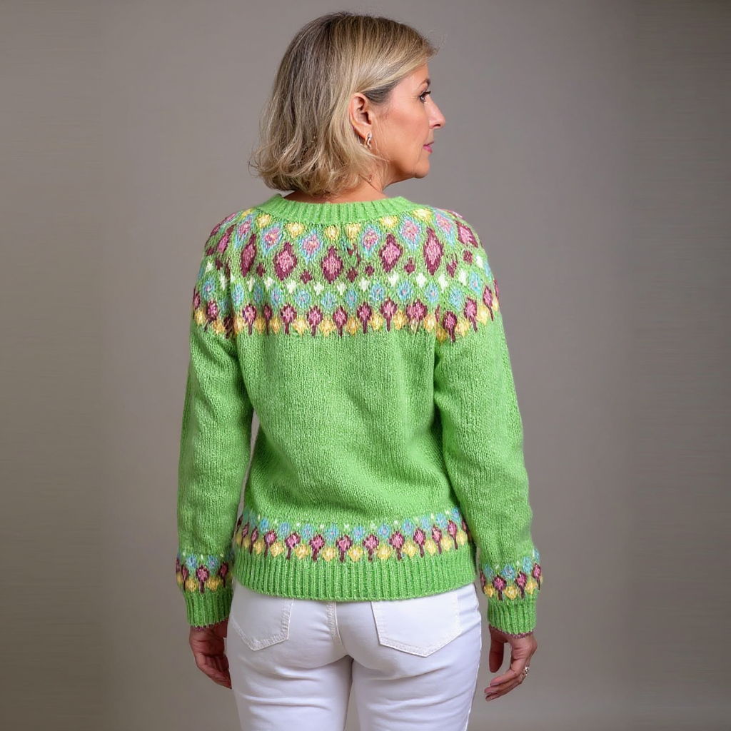Violet | Vintage IJslandse Cardigan