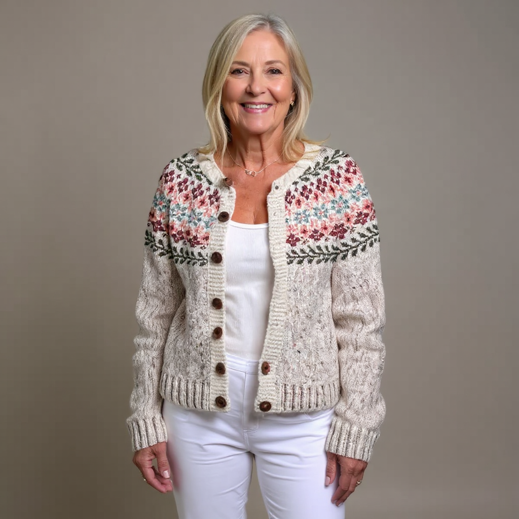 Emma | Vintage IJslandse Cardigan