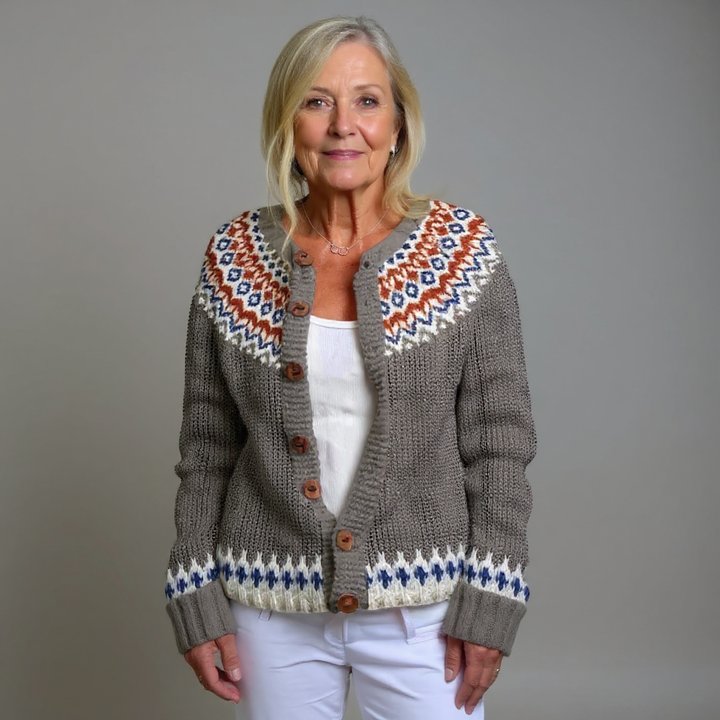 Sadie | Vintage IJslandse Cardigan