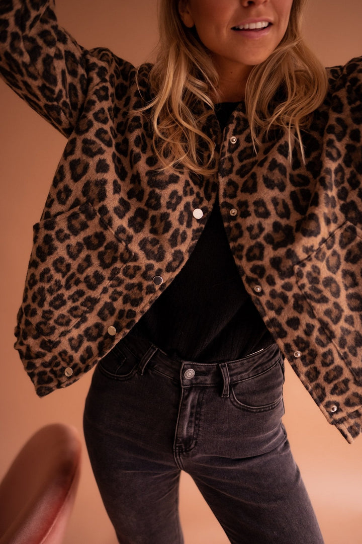 Stella | Luipaardprint Jas