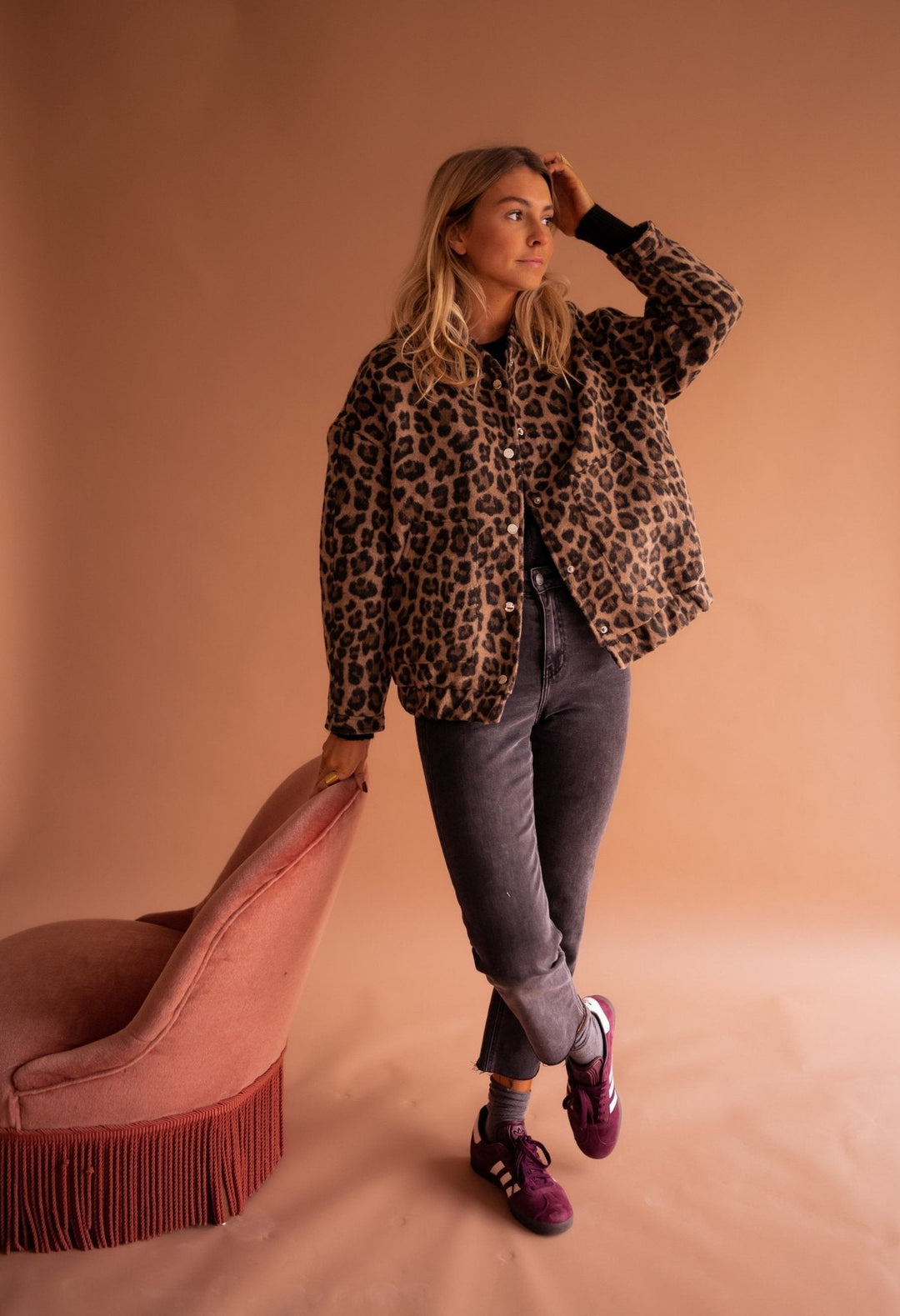 Stella | Luipaardprint Jas