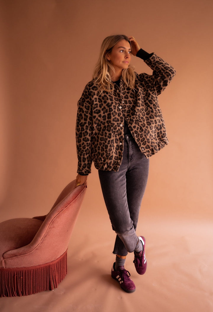 Stella | Luipaardprint Jas